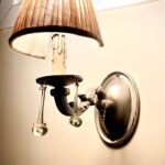 Aplique de Peltre y Cristal