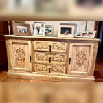 Arenado en Mueble de Roble