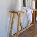 Mesa de Arrimo en Madera de Olmo