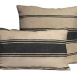 Almohadón Modelo Bermeo Beige c/ Negro