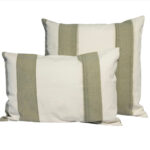 Almohadón Modelo Guernica Blanco y Verde