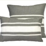 Almohadón Tolosa Gris c/ Blanco