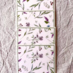 Linea Crumble Posavasos en vinílico - Flowers