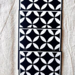 Linea Crumble Posavasos en vinílico - Mosaico Black