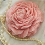 Vela Peonía Color Rosa Handmade